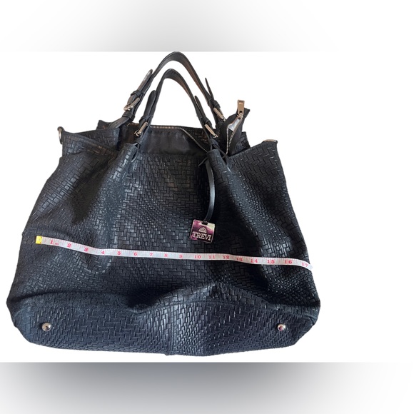 - TREVI Women Italy Leathers Hand Bag. Color Black - Picture 5 of 9